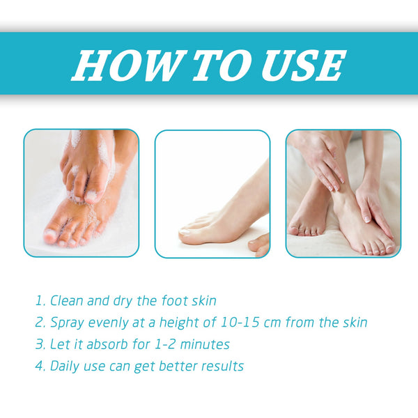 Foot Spray Foot Skin Moisturizing, Anti-Cracking, Deodorizing, Deodorizing And Repairing Nail Care Spray