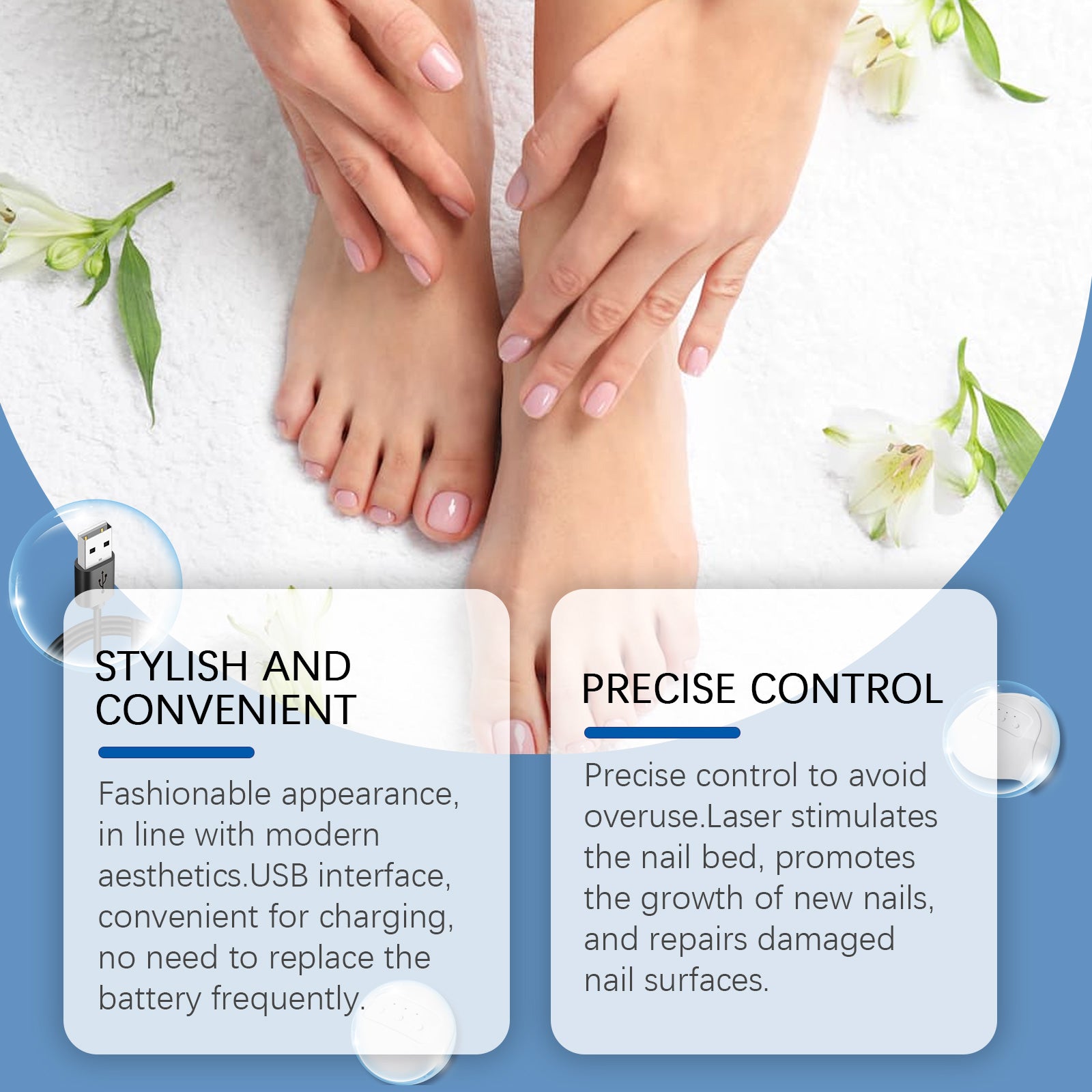 Eohoe Nail Care Instrument, Gentle Clean Nails Repair Hand, Foot And Finger Edge Rotten Nail Care Instrument