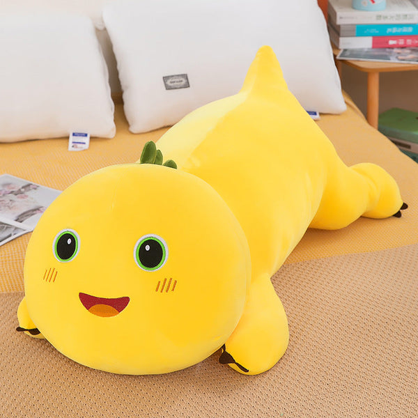 Party style Milk Dragon Plush Toy Doll Long Milk Dragon Doll Bedhead Hugging Sleeping Doll