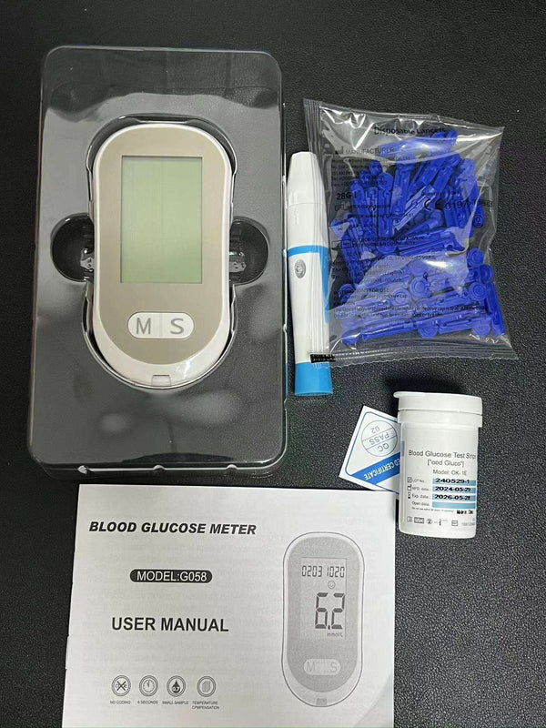 Easy Use Blood Glucose Meter Glucometer Digital Blood Glucose Meter Glucometre with Blood Glucose Test Strips
