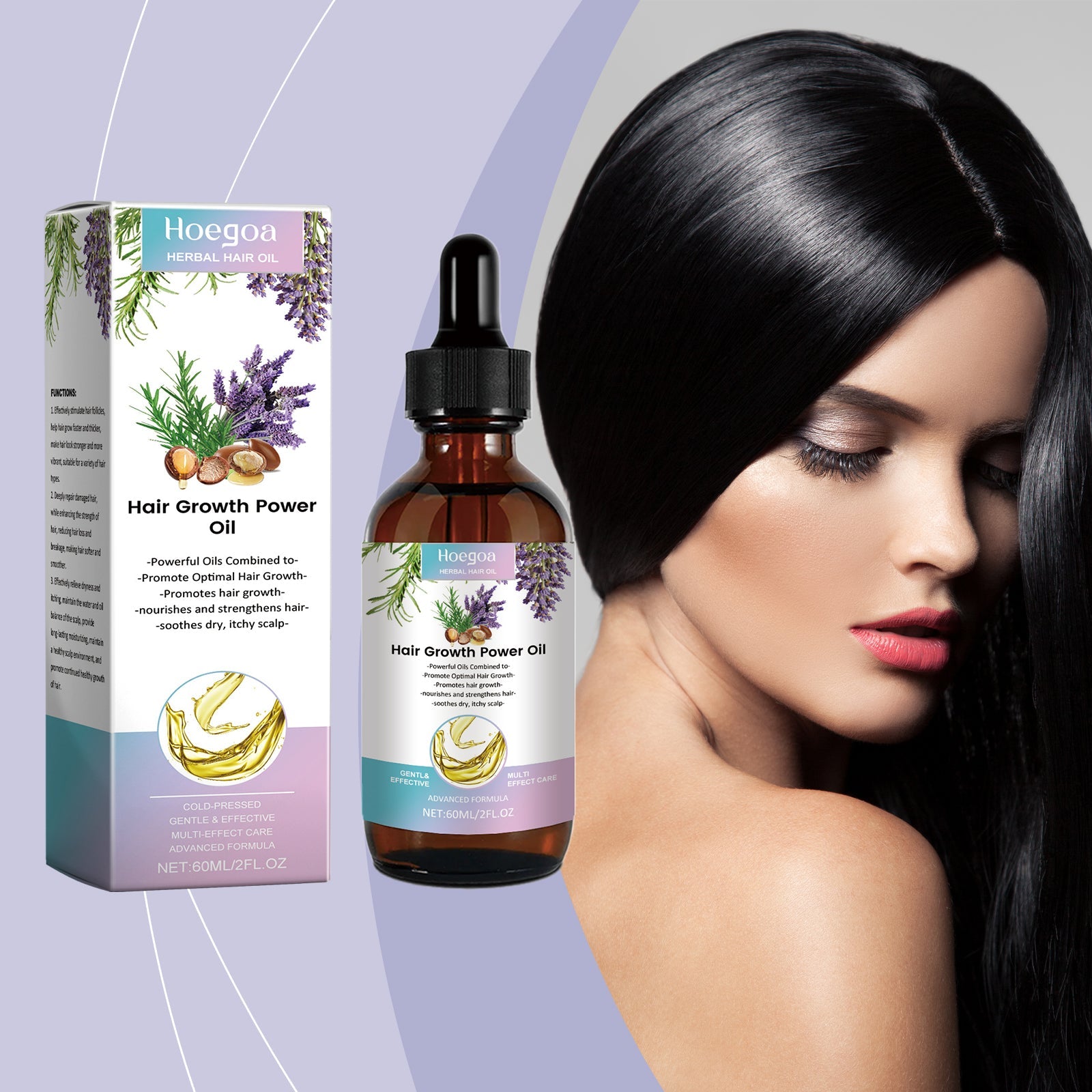 Plant Extract Blend Hair Care Essential Oil Nourishes Scalp, Shampooing, Nourishing Hair, Moisturizing And Smoothing Hair Care Essence