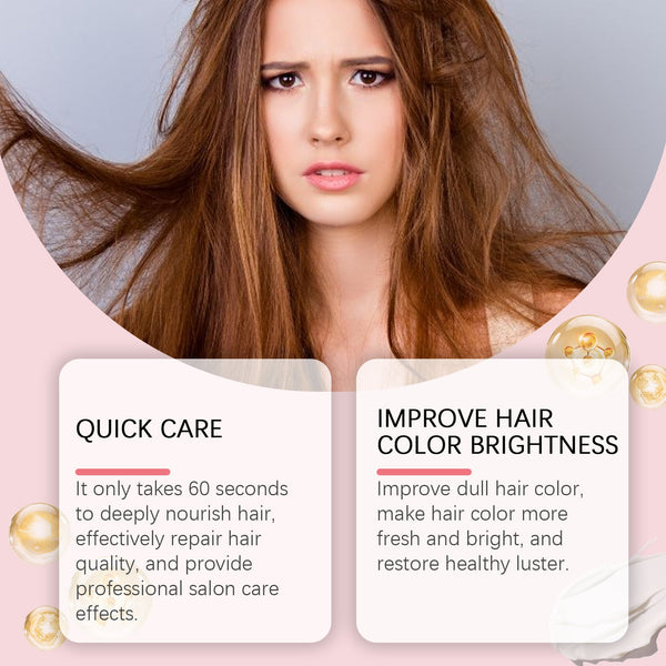 Hair Treatment Hair Mask Repair Dry And Frizzy Hair Moisturizing And Smoothing Hair Treatment