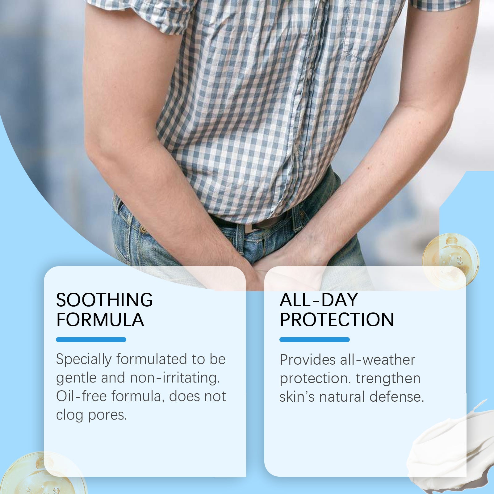 Men's Body Care Gel, Relieve Men's Physical Discomfort Care Gel