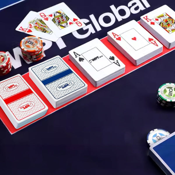WPT Texas Hold'em Poker Cards. High - grade hard plastic, wholesale, full box, competition - spec, waterproof & anti - fold.