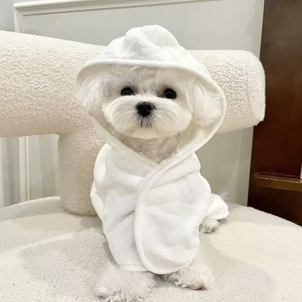 Dogs can wear bathing and drying bathrobes in all seasons bath towels thickened absorbent towels