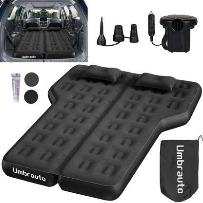 Umbrauto Thickened SUV Back Trunk Air Mattress 3.0,Black