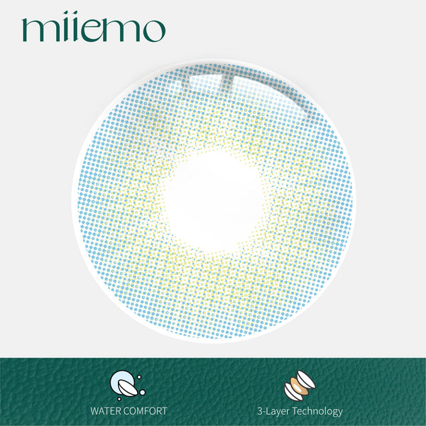 1Pair FDA Certificate Eyes Beautiful Pupil Colorful Girl Cosplay Contact Lenses  PHALAENOPSIS BLUE