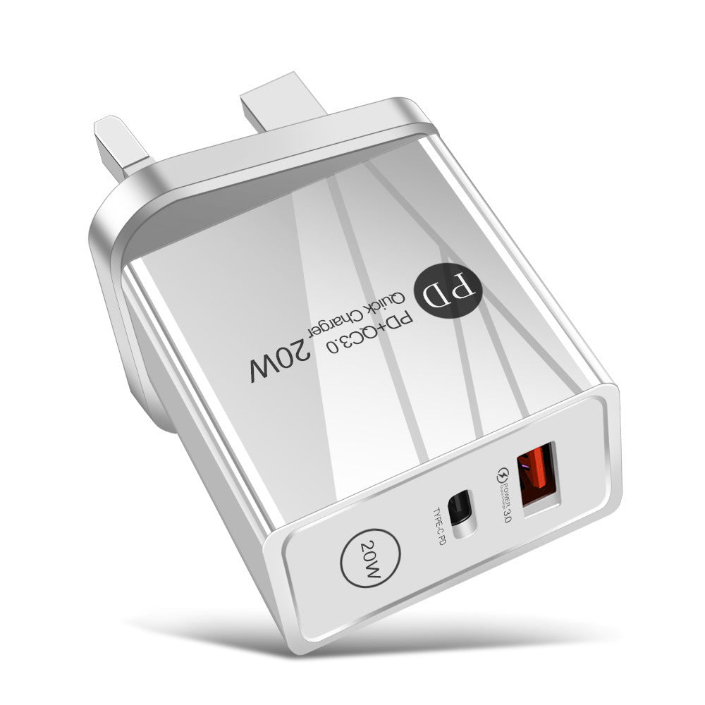 20W fast charging PD QC3.0 mobile phone charger charging head