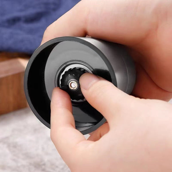 Stainless Steel Pepper Grinder For Household Manual Glass Grinding Black Pepper Powder Seasoning Bottle Comes With Grinding Bottle