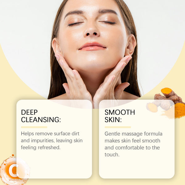 Turmeric Exfoliating Facial Scrub, Gently Repair Dead Skin Exfoliating Bright And Smooth Skin