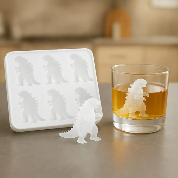 Godzilla Ice Mold: Silicone Kitchen Mold for Baking, Candles, Soaps, Ice Trays, Home Decor & Gifts