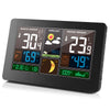 Color screen weather clock 3378 weather forecast clock radio wave indoor and outdoor temperature LED electronic clock