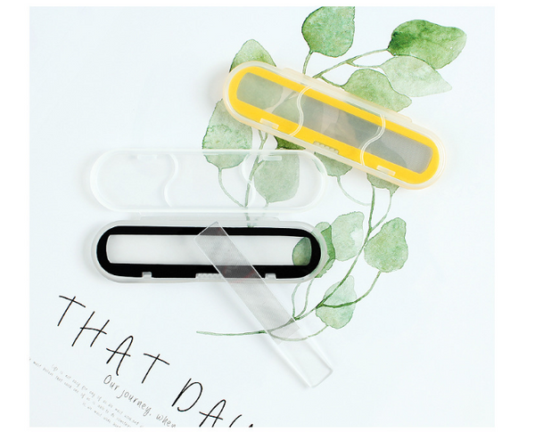 Professional Nano Glass Nail File Transparent Sanding Polishing Grinding Nail Art Manicure