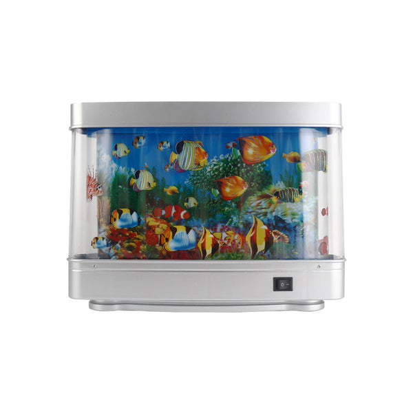 Ornamental fish simulation lamp, aquarium lamp, LED sea view lamp, desktop home night decoration small table lamp, small fish lamp