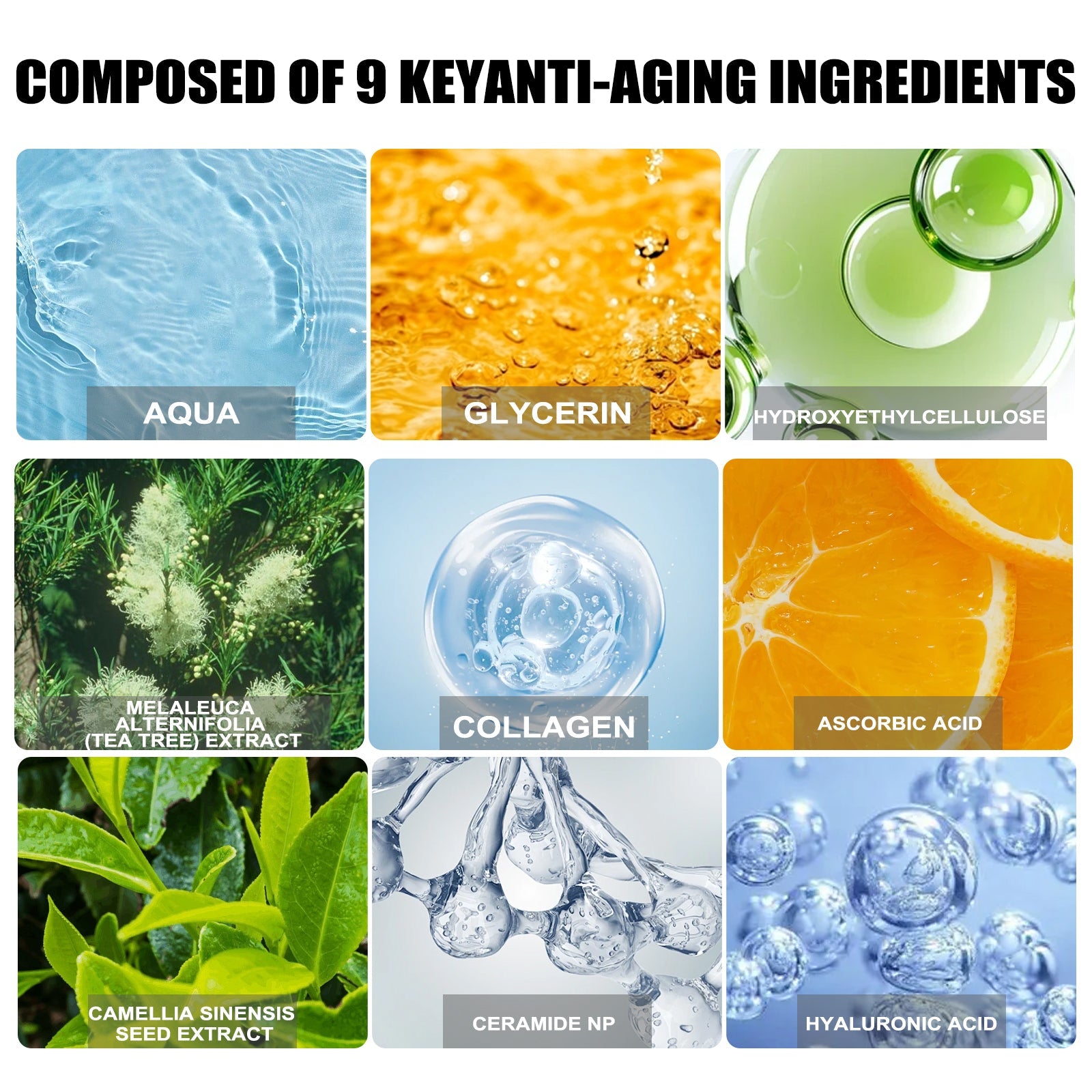 Deep Cleansing Anti-Wrinkle Serum, Facial Skin Smoothing Fine Lines Hydrating Firming And Care Serum