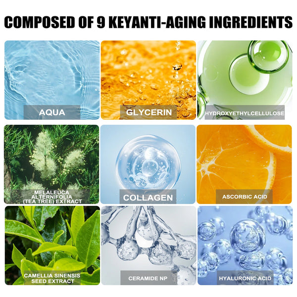 Deep Cleansing Anti-Wrinkle Serum, Facial Skin Smoothing Fine Lines Hydrating Firming And Care Serum