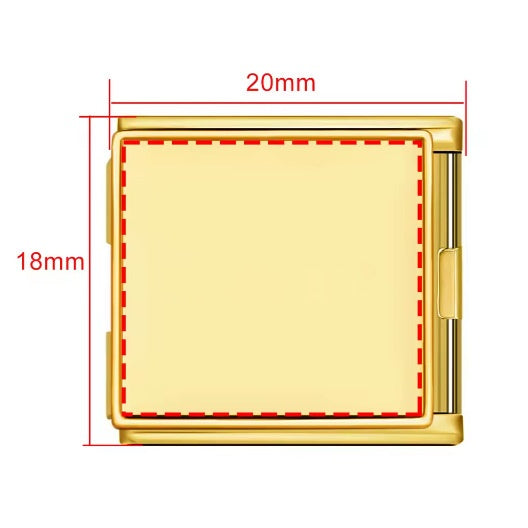 DIY Personalized Photo Picture Frame Making Titanium Steel Watch Band Chain Fashion Splicing Modular Bracelet