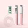 Valentine DAY women lady girl dual use home jump skipping rope Wireless with counter digital smart  keep fit crossfit weighted