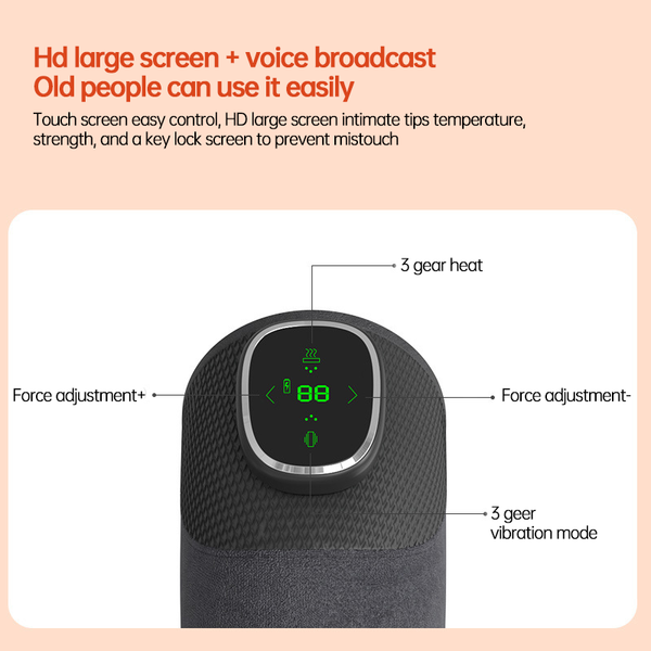 Heated Knee Brace Wrap Pad Dual-use Thermostat Usb Heating Knee Pads For Knee Sprains Strains Arthritis with massage