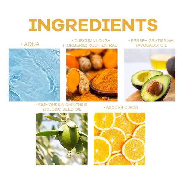 Turmeric Skin Care Set Hydrating Moisturizing Cleanser Refreshing Oil Control Subtle Lines Nourishing Cleansing Set