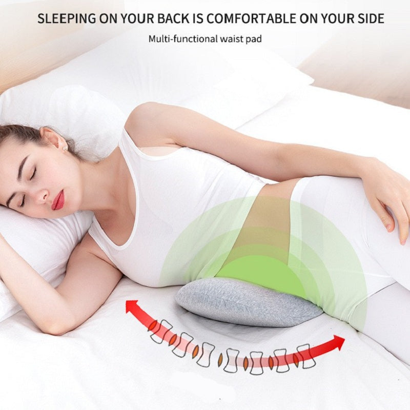 New Bed Lumbar Pillow Lumbar Pad Pregnant Women Sleep Memory Foam Lumbar Support Pillow Sleep Lumbar Pad