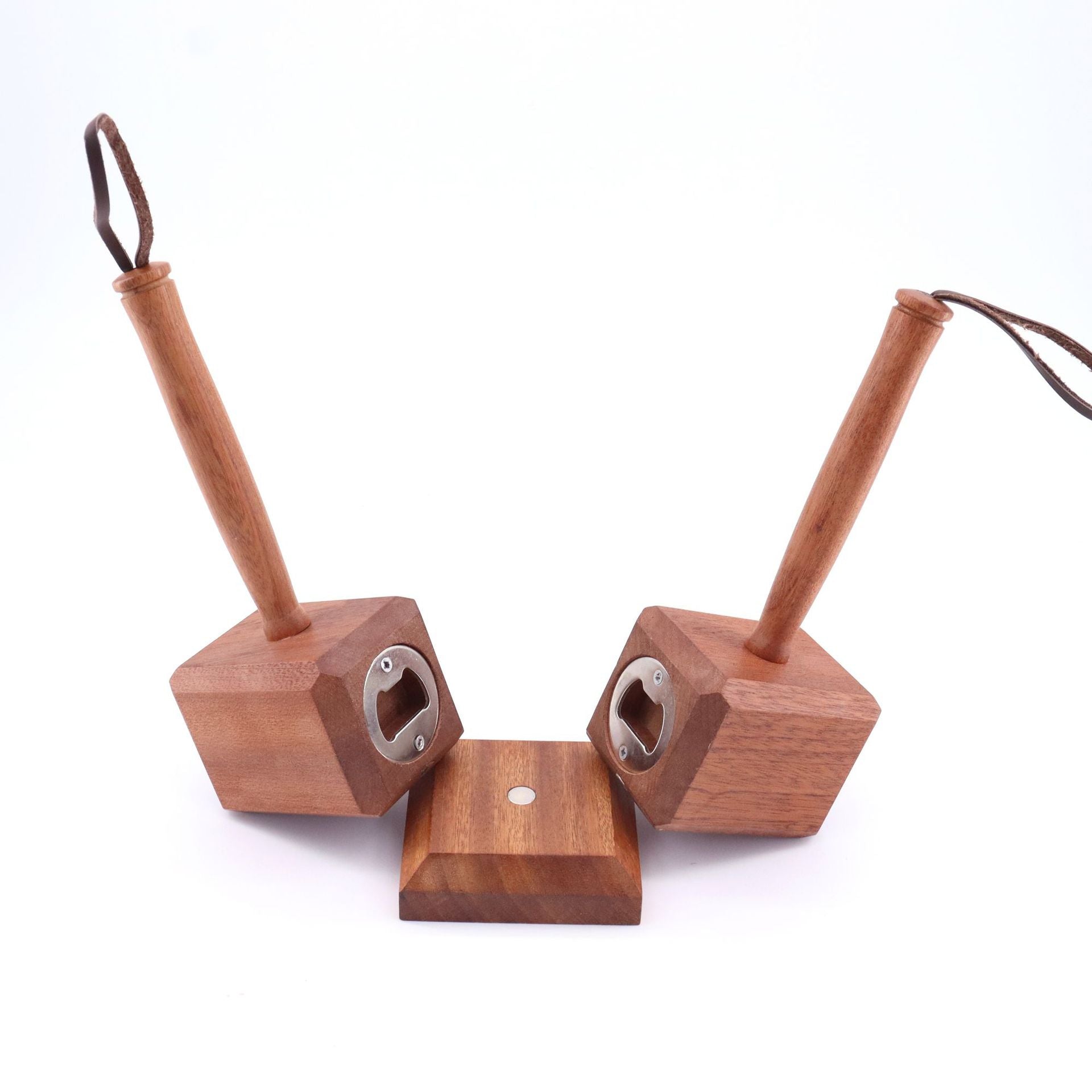 Bottle opener bottle opener beer beverage soda black walnut solid wood handle home personality creative bottle opener artifact