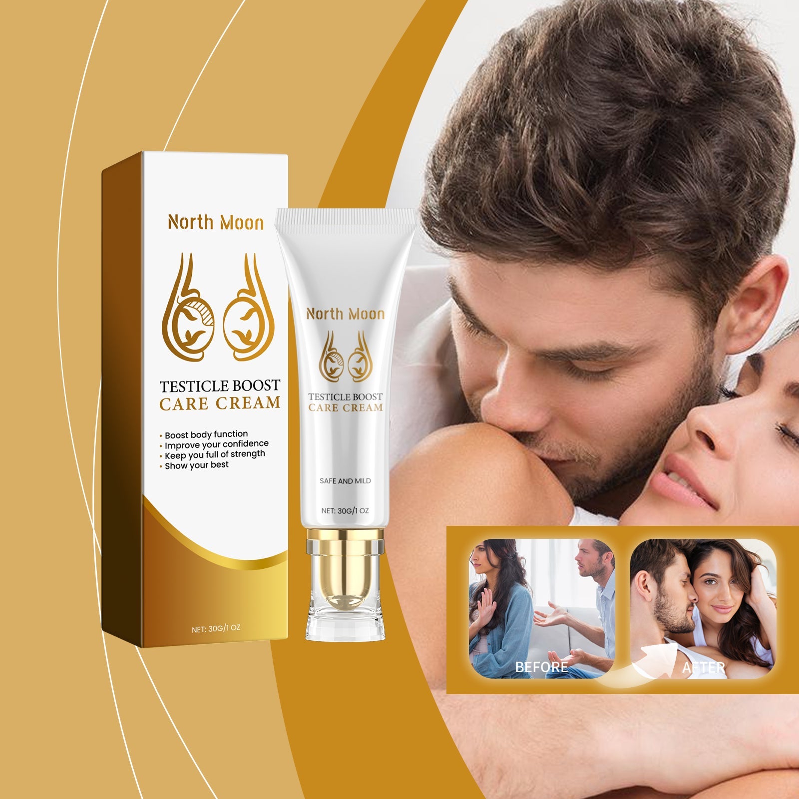 Male Vitality Care Cream Plant Extract Essential Oil Protects Male Vitality Lasting Endurance