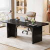 Modern Extra Large Executive Home Office Computer Desk in Black
