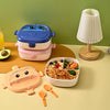 Fashion children's student portable lunch box camping picnic lunch box Peter Pan shape compartment lunch box