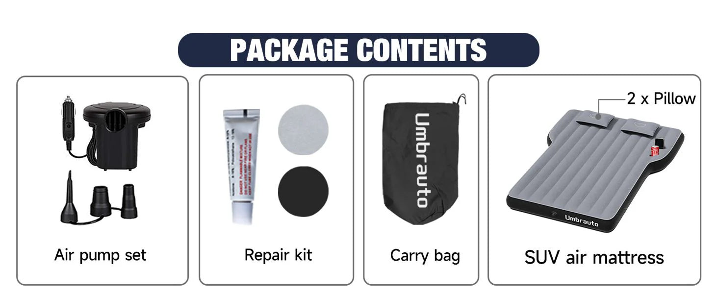 Umbrauto Tesla Y Car Camping SUV Thicken Air Mattress,Gray