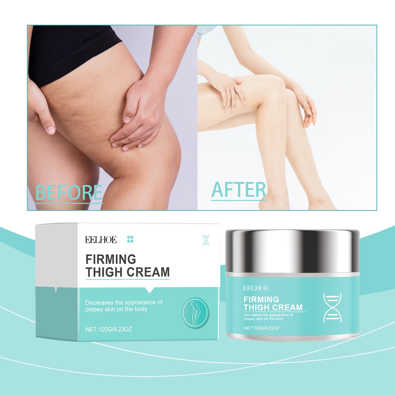 Leg Care Cream Nourishes Leg Skin Daily With Light, Non-Sticky Massage Moisturizing Cream
