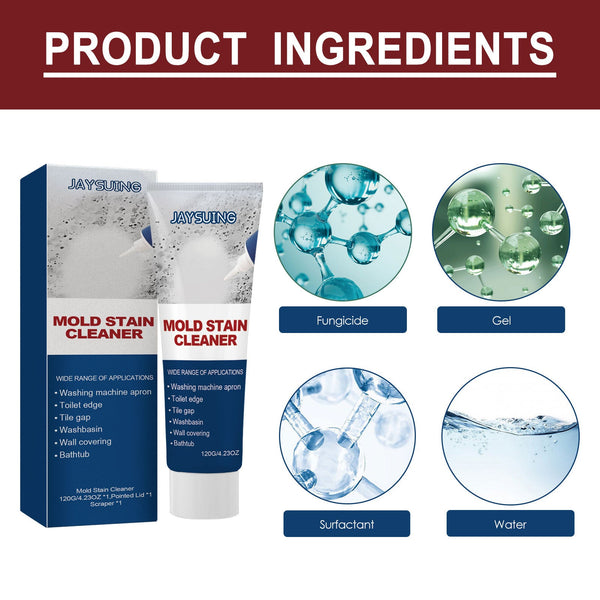JAYSUING Mildew Removal Gel, Household Mildew Remover To Remove Mildew Stains Bathroom Kitchen White Wall Mildew Cleaner