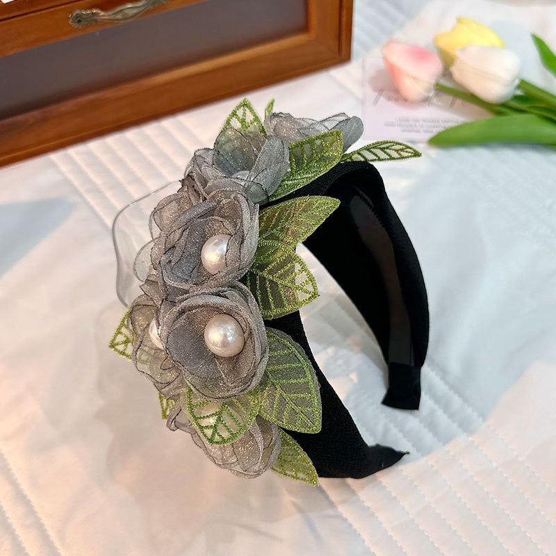 Handmade Fabric Headband for Fashion Flower Series
