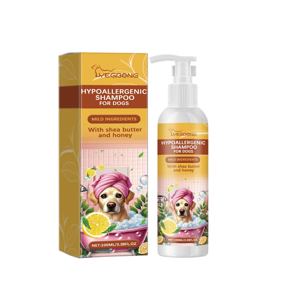 Shampoo For Dogs Gentle Cleansing Shampoo For Dog Hair Moist, Smooth And Tangle-Free