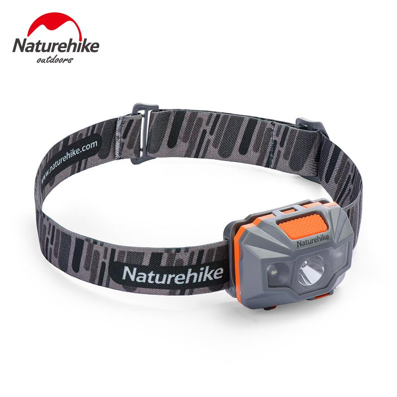 Naturehike Ultralight Waterproof USB Charge LED Headlamp 4 Modes Headlight