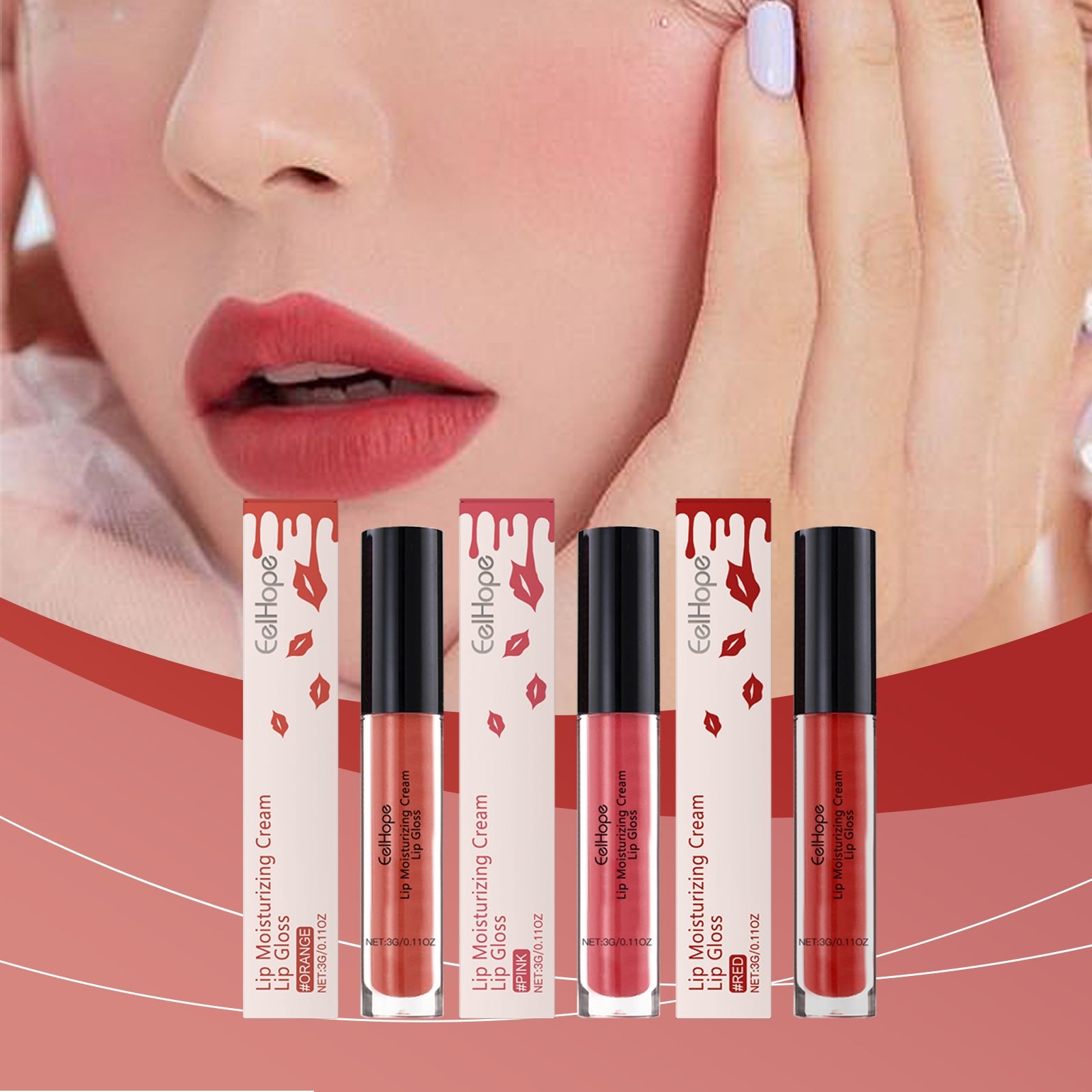 Moisturizing Lip Gloss Gloss Gloss Lip Glaze Easy Color Moisturizing And Multi-Colored Lip Balm