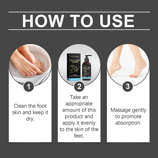 Hydrating Foot Cream Refreshing Moisturizing Heel Massage Foot Care Skin Foot Care Cream