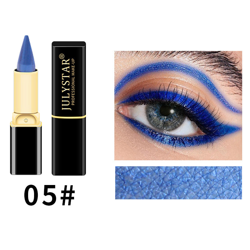 New Colorful Easy Coloring Non Staining Eyeliner Waterproof Non Fading Eyeliner Paste Pen