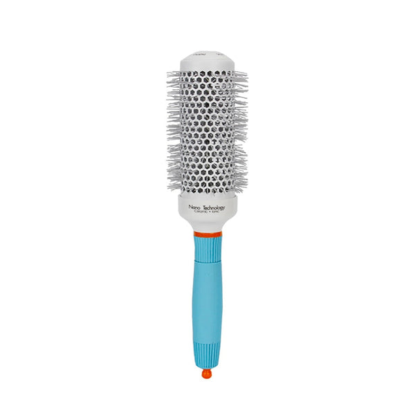 Professional Round Blue Hair Brush Ceramic Ion Hairbrush Comb Fashion Salon Hair Styling Tools
