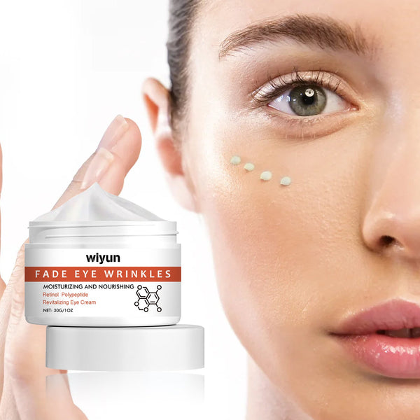 Retinol Polypeptide Revitalizing Eye Cream, Firming Skin Around Eyes Lighten Dark Circles Crow's Feet Moisturizing Eye Cream