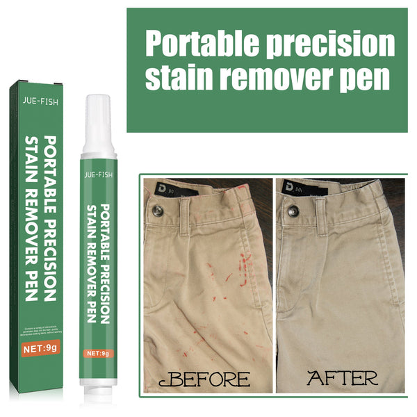 Portable Precision Stain Remover Pen, Free Wash Remove Oil Stains Yellow Clothes Clean And Decontamination Pen