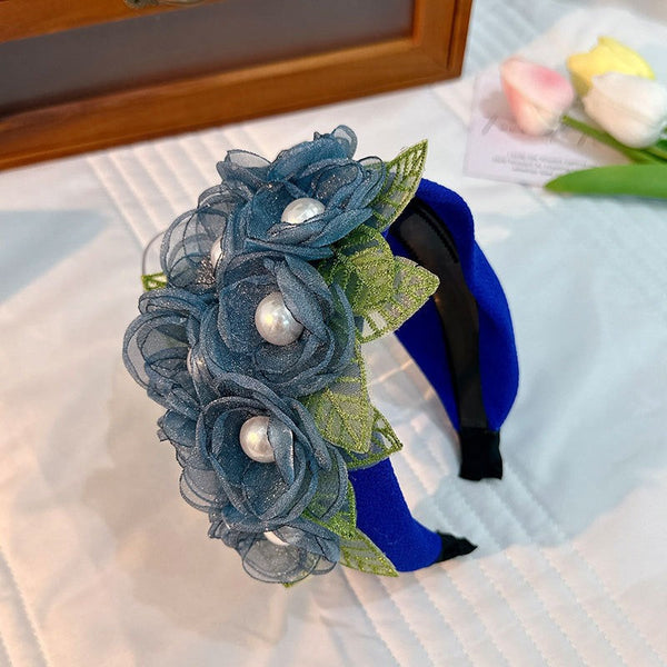 Handmade Fabric Headband for Fashion Flower Series