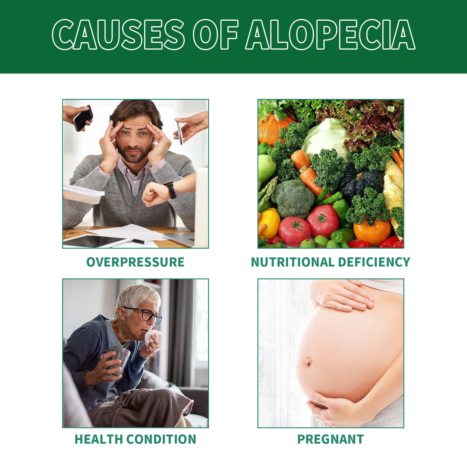 Hair Growth Spray, Thickening Preventing Loss And Repairing Hair Follicle Damage Dry And Frizzy Hair Spray