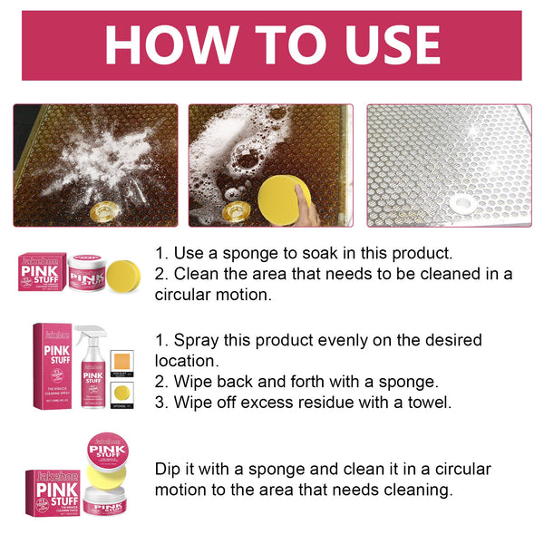 The Miracle Cleaning Paste, Kitchen Fume Cleaning Cream Powerful Multi-Effect Cleaning Oil Stains