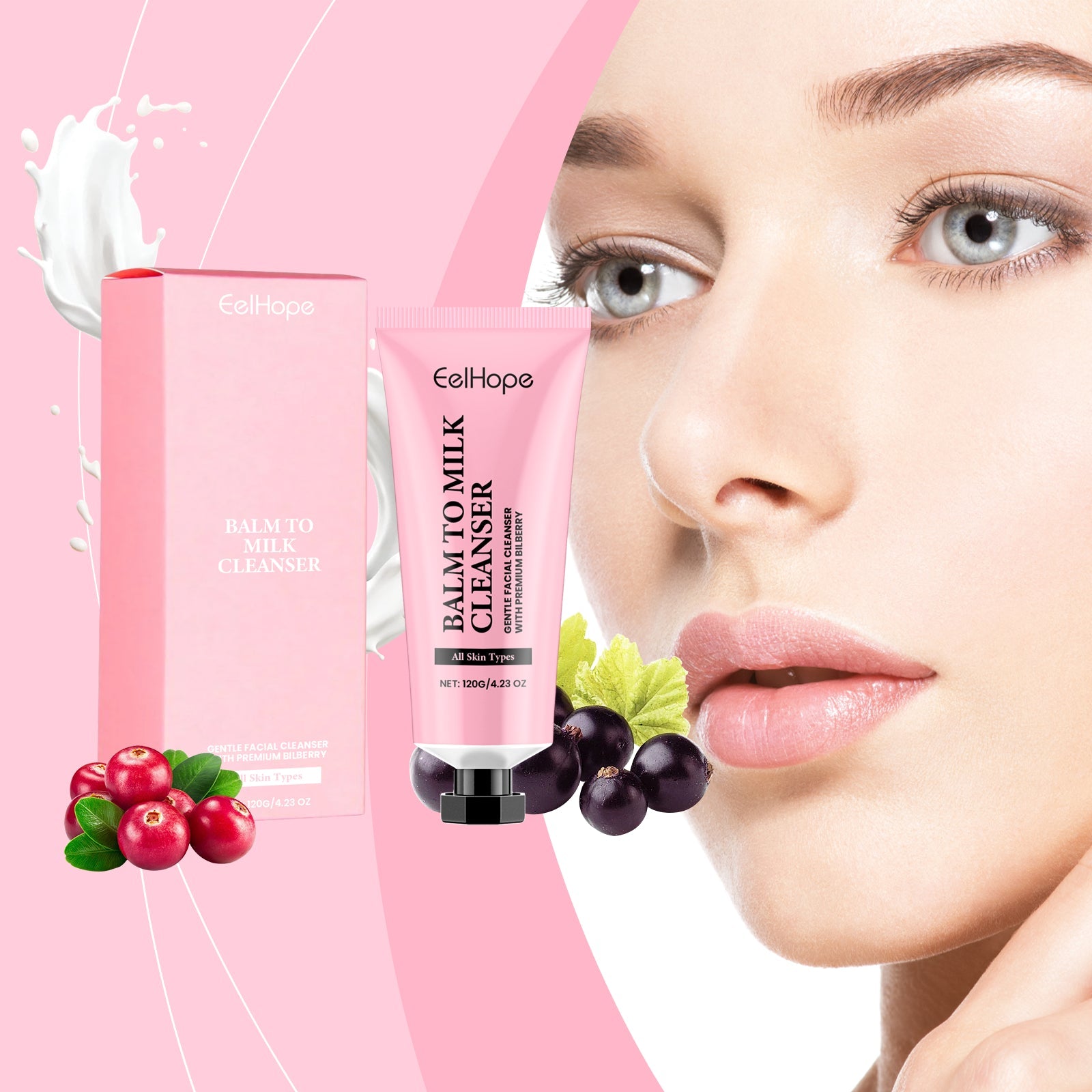 Deep Moisturizing Cleanser Clean Face Moisturizing Moisturizing Non-Tight Soothing Skin Cleanser