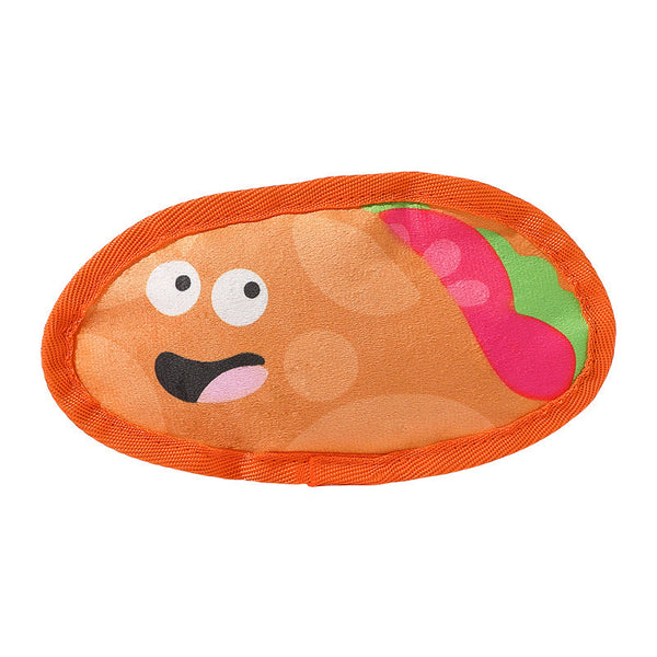 Durable Dog Toy for Chewing, Playing, and Teeth Cleaning - Fun Squeaky Anti-Boredom Design in Hamburger and French Fries Shapes for Small and Medium Dogs