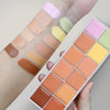 Fit Colors 12 Color Concealer Natural Moisturizing Long Lasting Concealer 3D Concealer