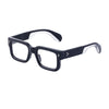 Fashionable boxy sunglasses for men with a simple frame that can be paired with nearsighted glasses