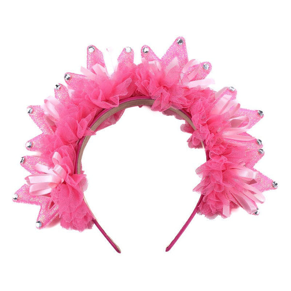 Fashionable new fabric crown hairband for women