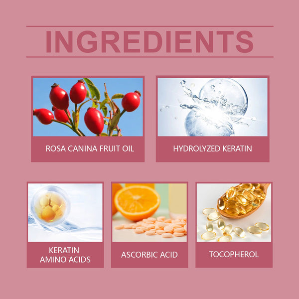 Rose Hip Oil Hair Care Capsule Scalp Massage Dry Hair Smooth Moisturizing Soft Hair Care Capsule